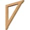 Ekena Millwork Traditional Traditional Smooth Bracket, Western Red Cedar, 3 1/2"W x 36"D x 40"H BKT04X36X40TRA01SWR - alternate 1